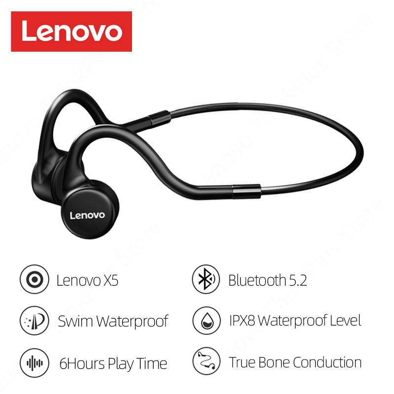 Bone Conduction Earphones X3 X4 X5 X3 Pro Bluetooth Hifi Ear-hook Wireless Headset with Mic Waterproof Earbud