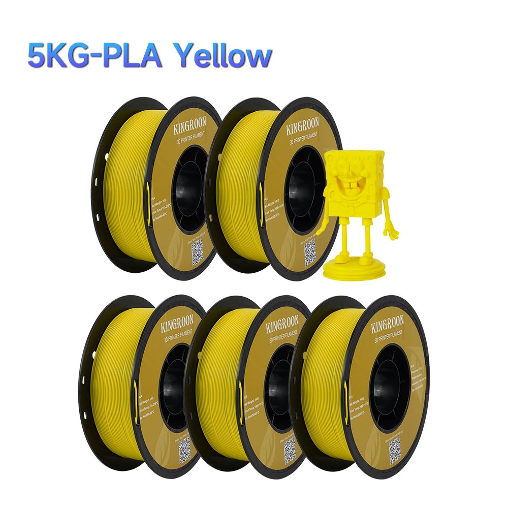 5KG 10KG PLA Filament 1.75mm 2.2LBS(1KG)/Spool Eco-Friendly 3D Printer Filament No Bubble High Quality 3D Printing Materials