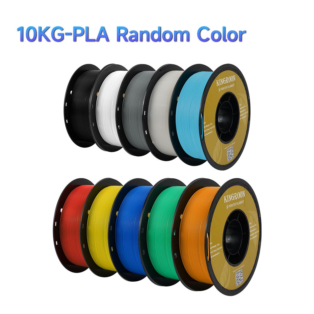 5KG 10KG PLA Filament 1.75mm 2.2LBS(1KG)/Spool Eco-Friendly 3D Printer Filament No Bubble High Quality 3D Printing Materials