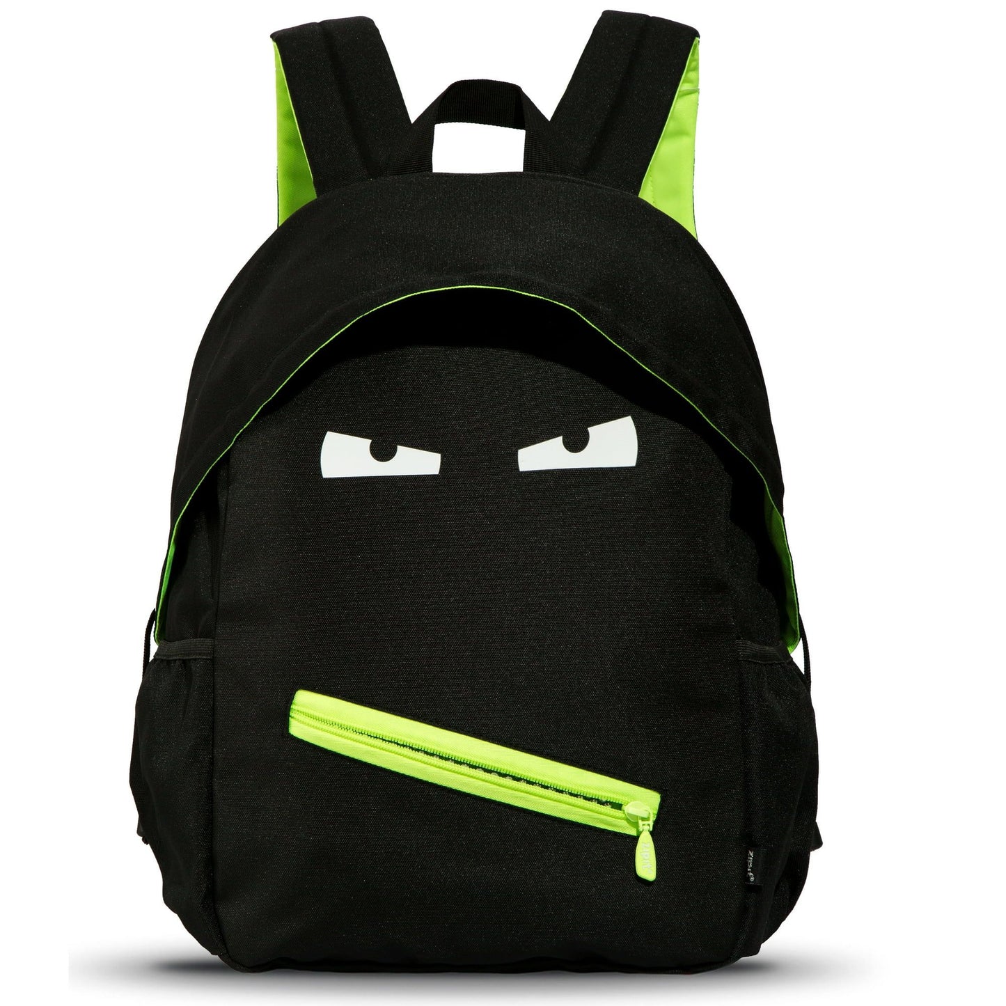 ZIPIT Grillz Backpack for Boys Elementary School & Preschool, Cute Book Bag for Kids, Sturdy & Lightweight (Black)