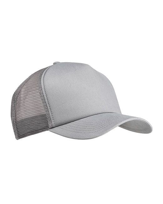 Big Accessories BX010 5-Panel Twill Trucker Cap