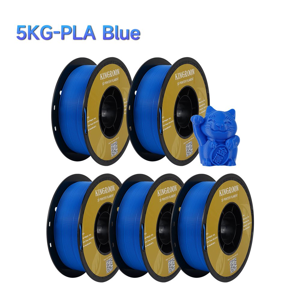 5KG 10KG PLA Filament 1.75mm 2.2LBS(1KG)/Spool Eco-Friendly 3D Printer Filament No Bubble High Quality 3D Printing Materials